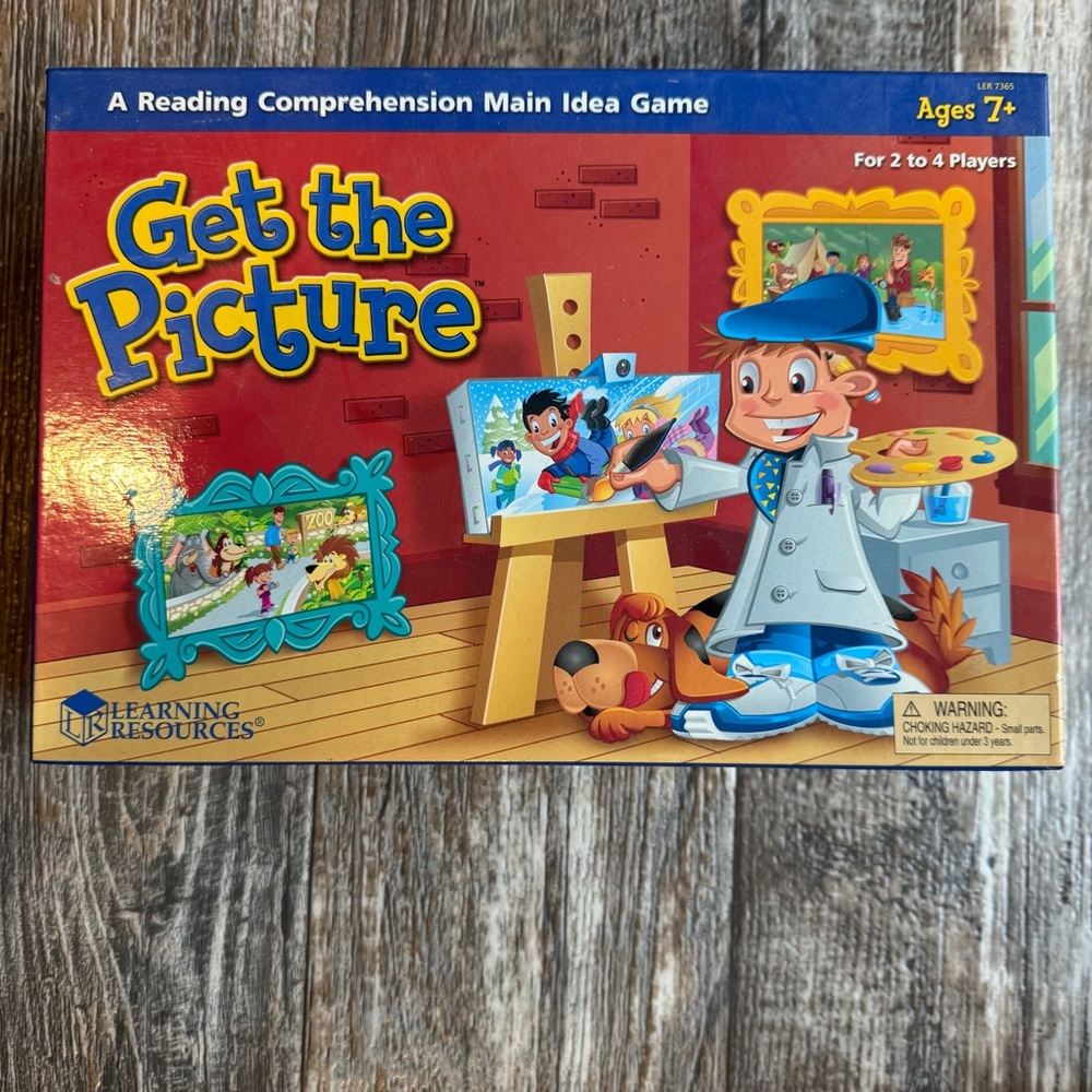 Learning Resources - Get The Picture - A Reading Comprehension Main Idea Game